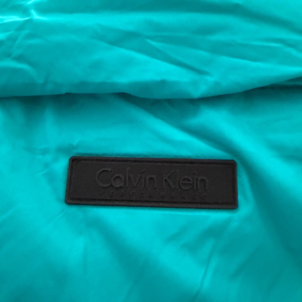Calvin Klein aqua zip up puffer vest tennis activewear - Picture 9 of 12